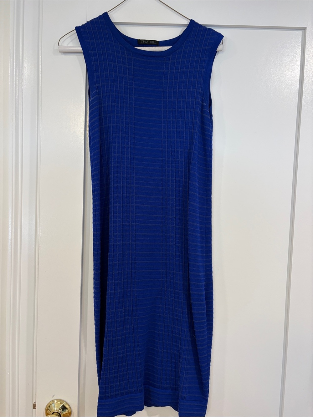 Ohne Titel Royal Blue Sleeveless Midi Dress